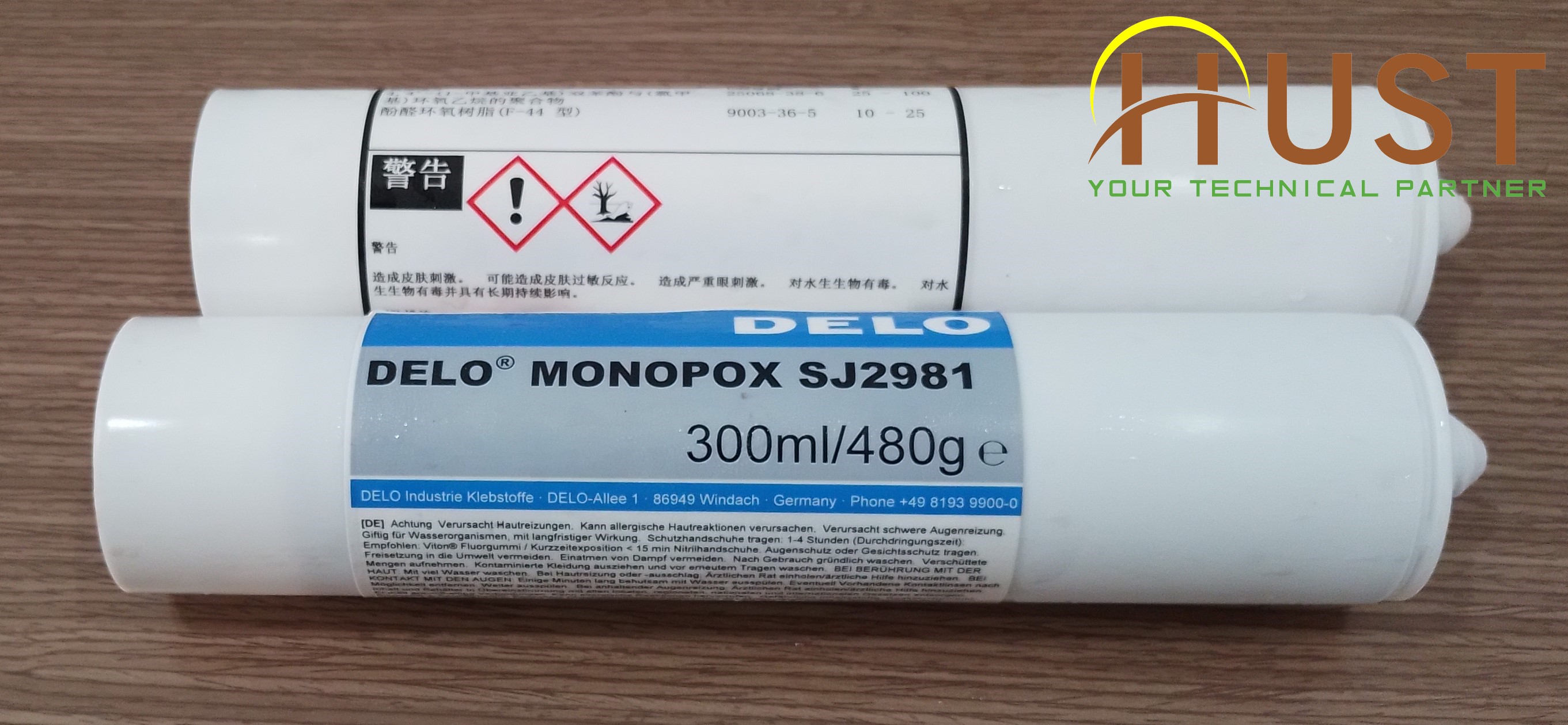 Adhesive for emotor DELO MONOPOX SJ2981 HUST VN